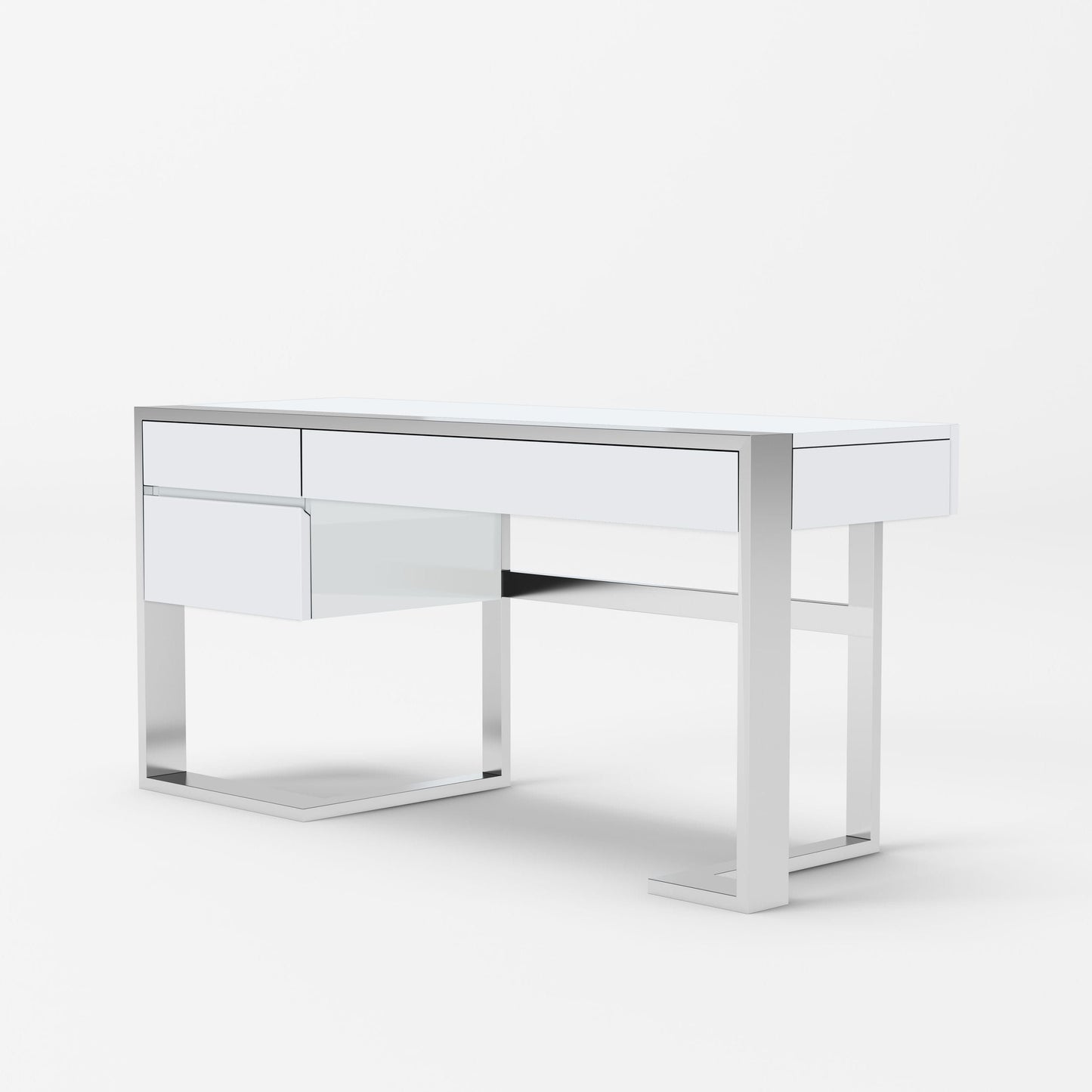 Fauna White High Gloss Desk 77969