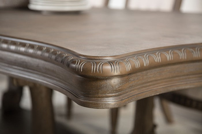Seven Oaks Weatered Oak Dining Set w/2 Extensions