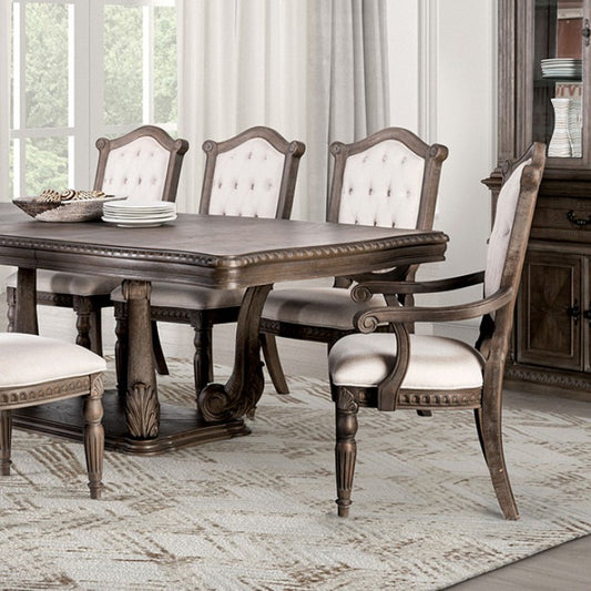 Seven Oaks Weatered Oak Dining Set w/2 Extensions