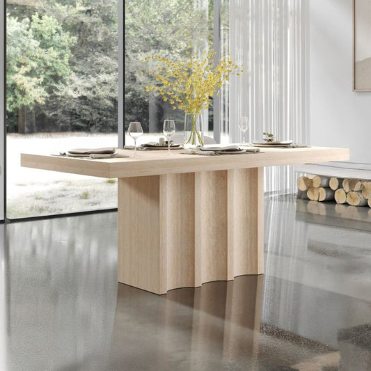 Inca Travertine Stone Dining Table DN04745