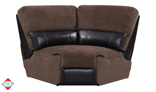 Kian USA 55 Two Tone Brown Sectional