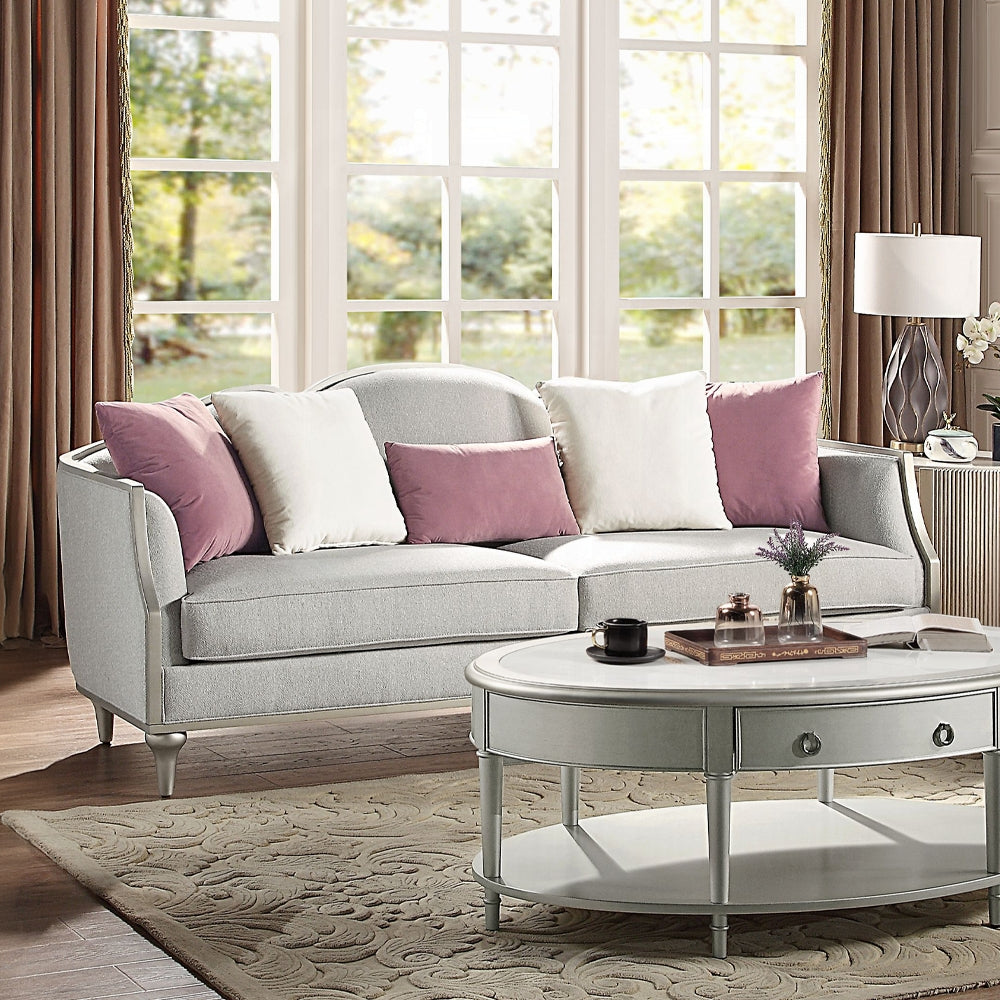 Kasa Linen Sofa & Loveseat Acme LV01499