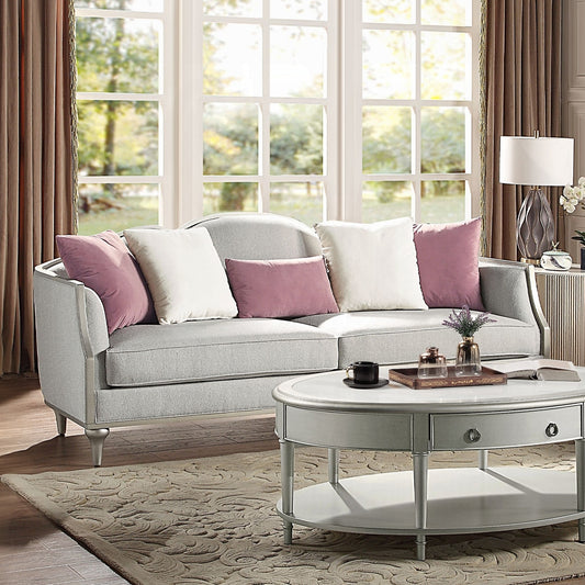 Kasa Linen Sofa & Loveseat Acme LV01499