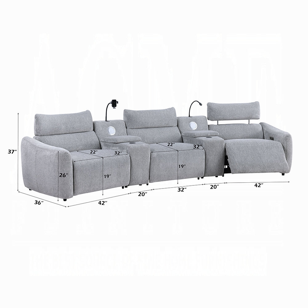Fullar Power Motion Chenille Sectional