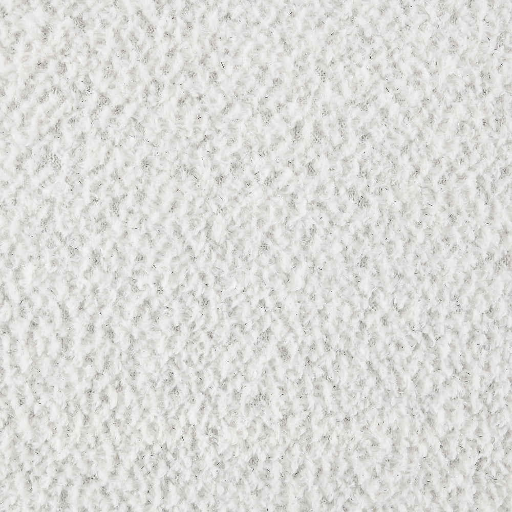 Lucifer White Chenille Chair LV03527