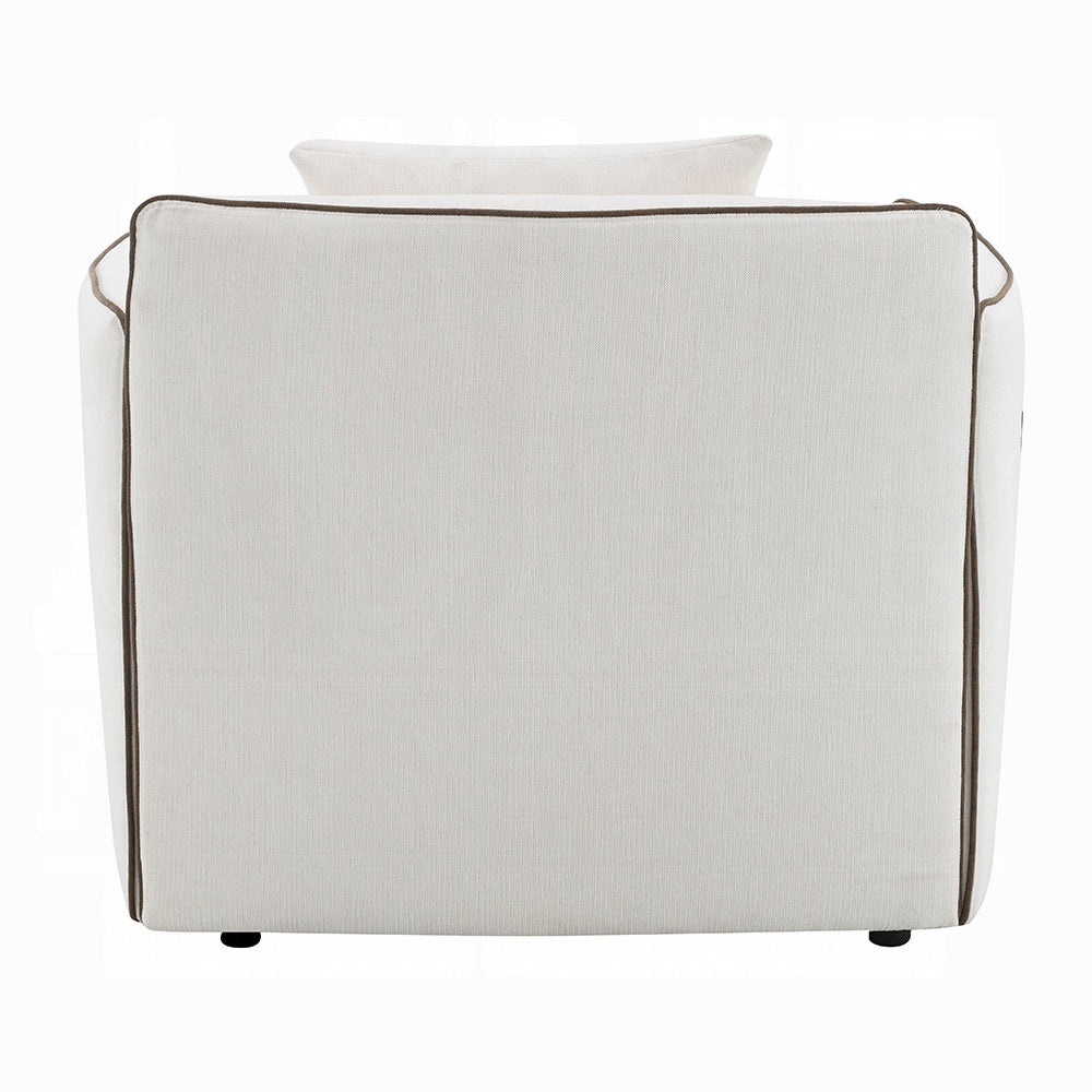 Yolanda Beige Chenille Chair LV03607