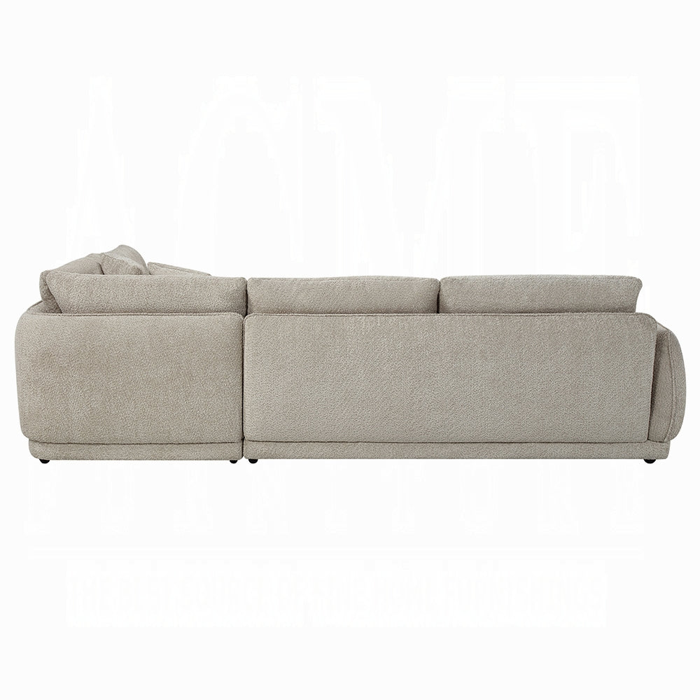 Jonina LV04840 Beige Chenille Sectional