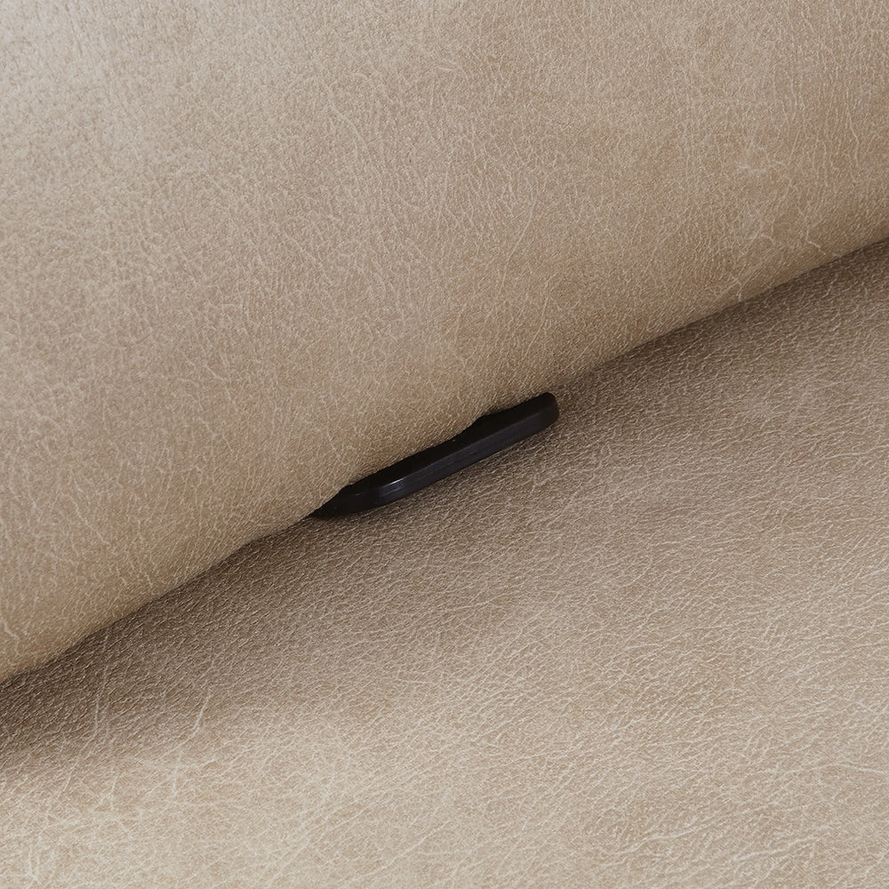 Elison Beige Microfiber 2 Pc Sofa Set