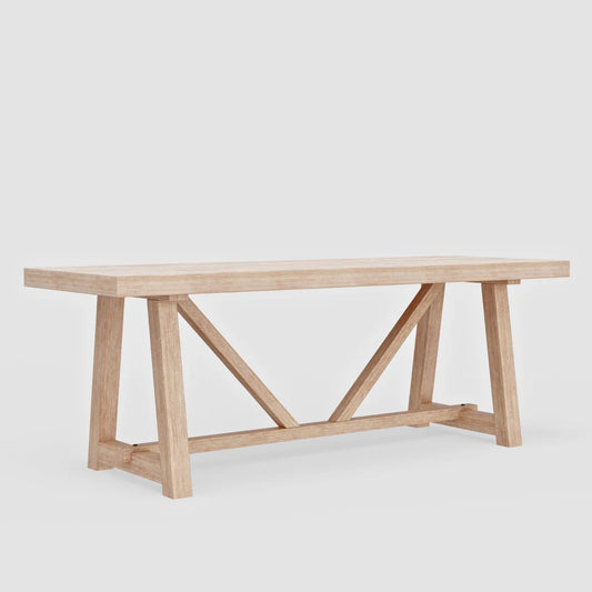 Raquel 7 Pc Natural Finish Dining Collection