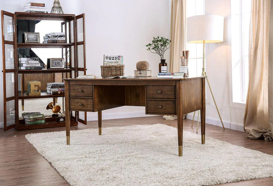 Reliance Antique Oak Desk - Furniture of America