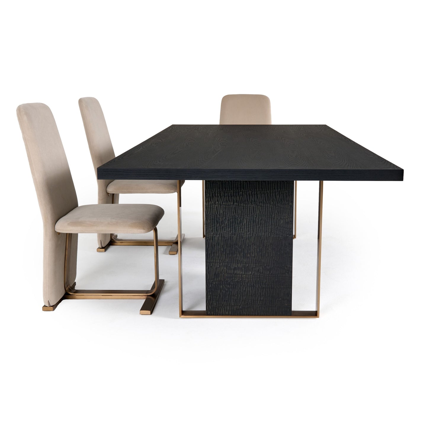 Modrest Tasha - Modern Black Ash Dining Table