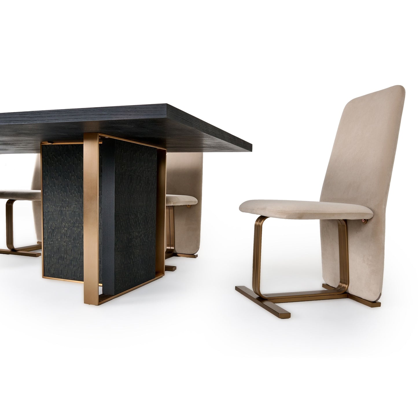 Modrest Tasha - Modern Black Ash Dining Table