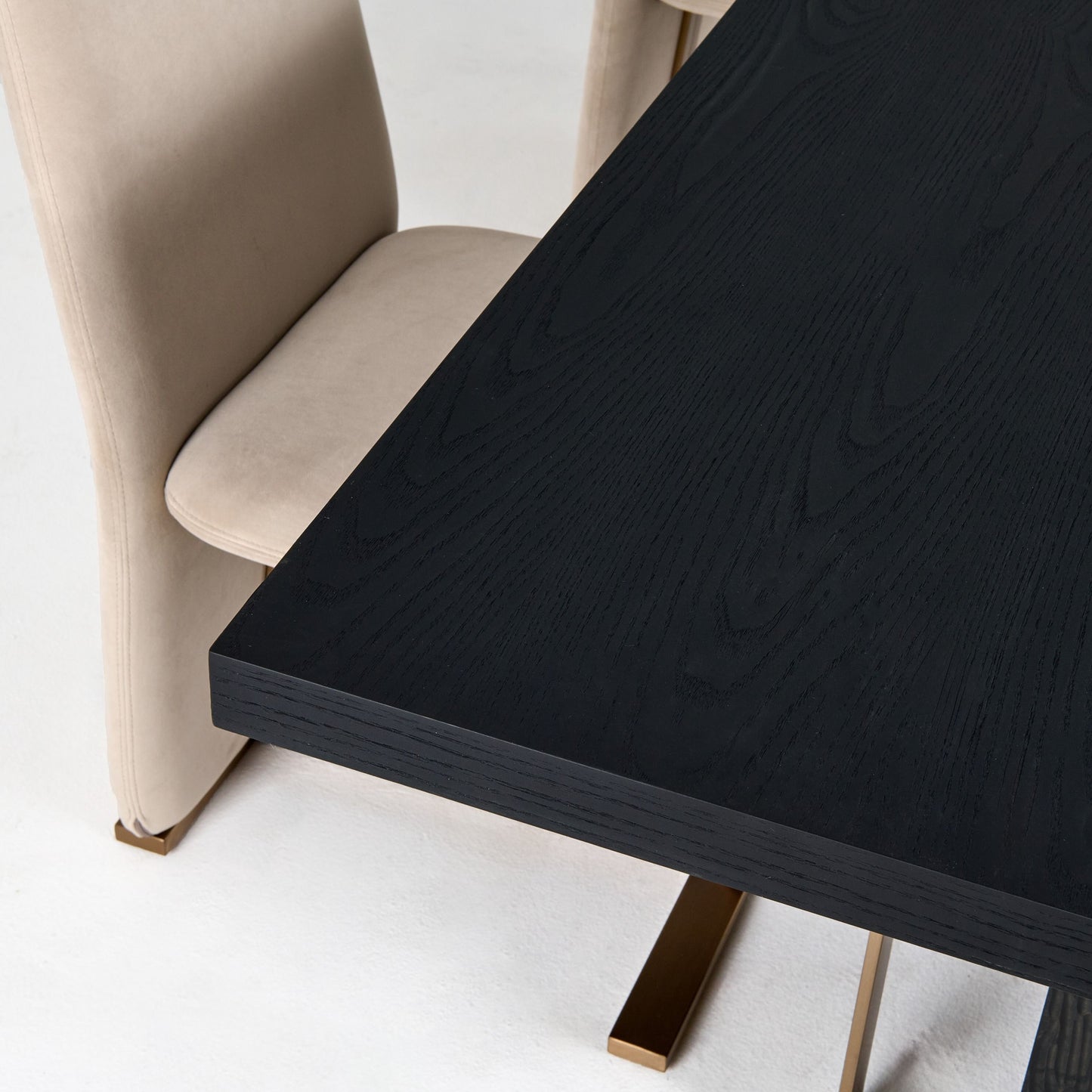 Modrest Tasha - Modern Black Ash Dining Table