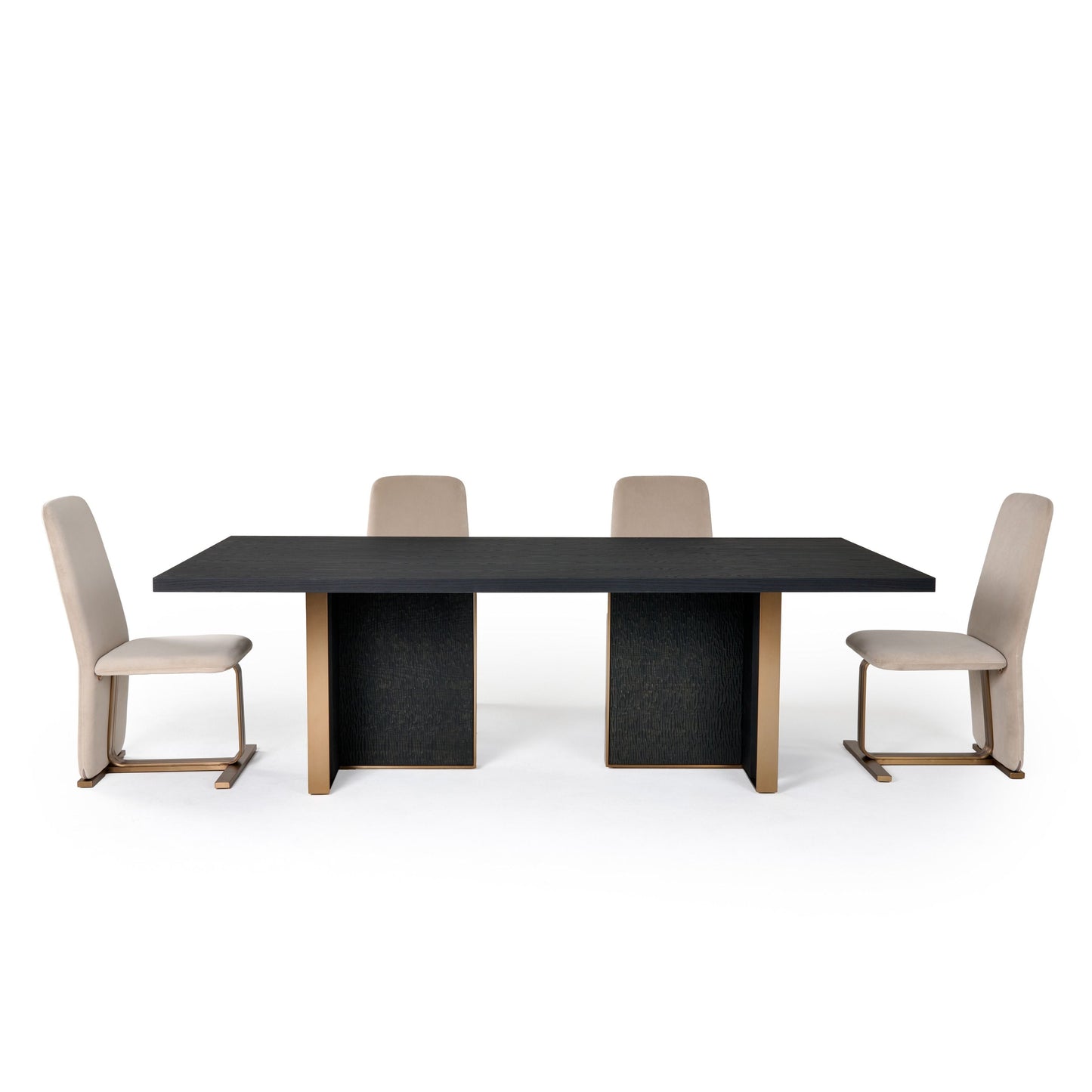 Modrest Tasha - Modern Black Ash Dining Table