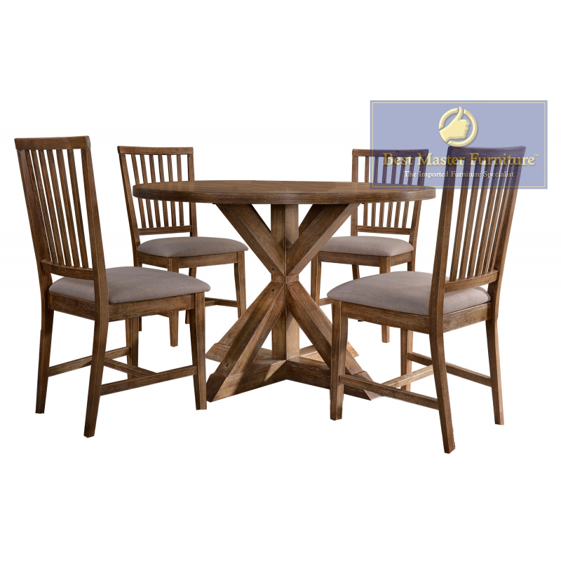 Venus Natural Oak 5 Pc Dining Set