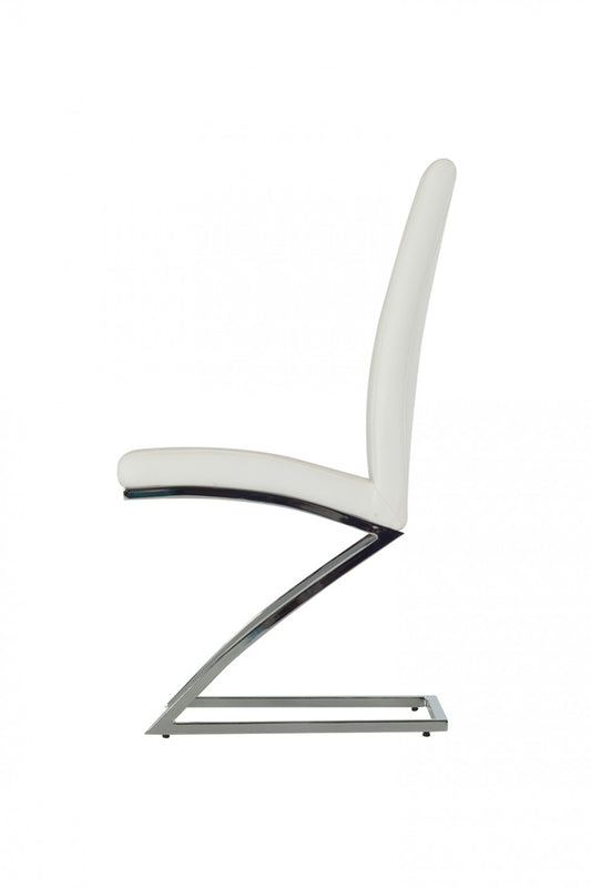 VIG Angora Modern White Dining Chair