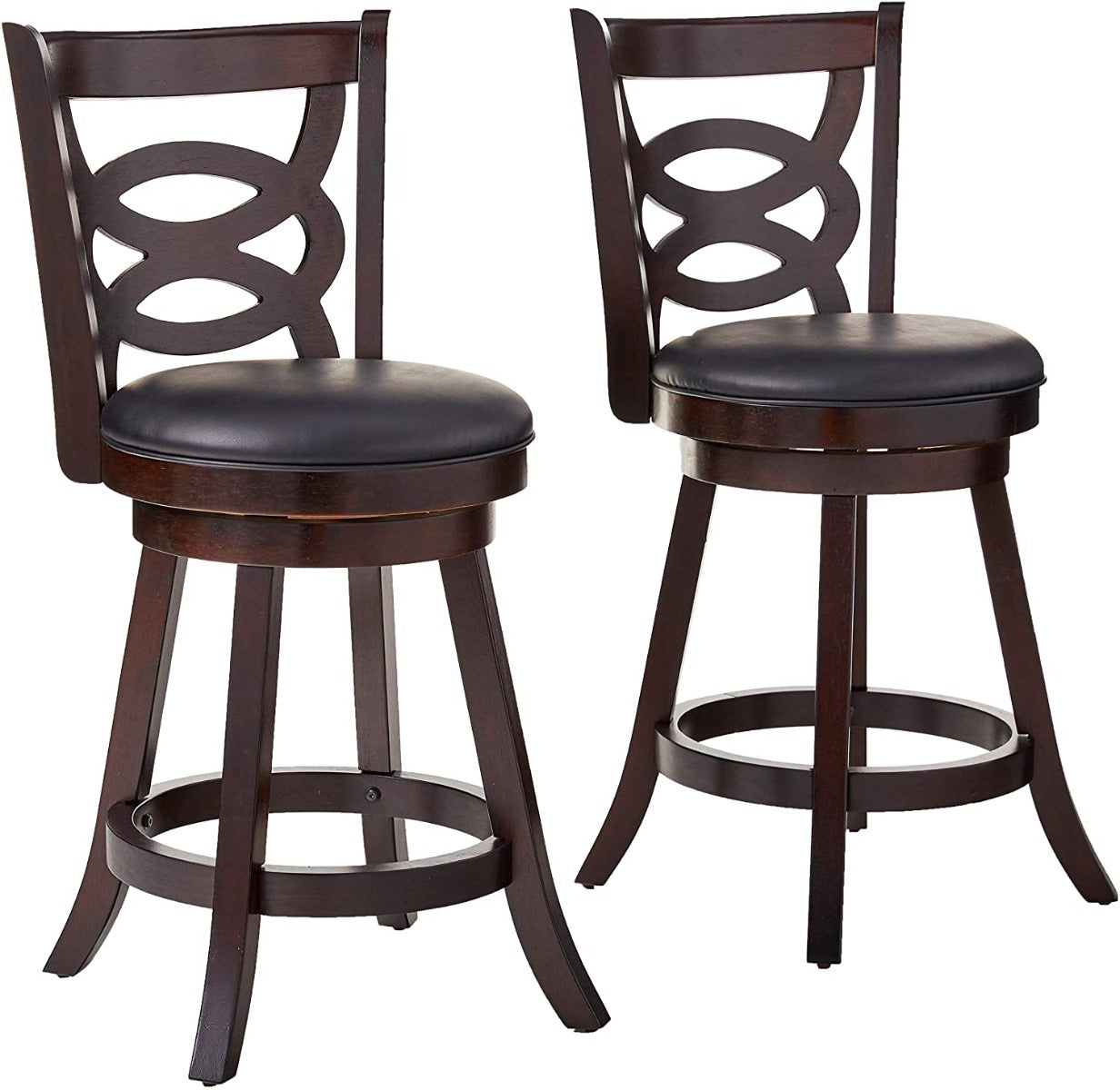 Swivel Counter Height Stools 101929 With Upholstered Seat