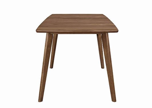 Alfredo 108080 Juego de Comedor de Inspiración Retro Nogal Natural