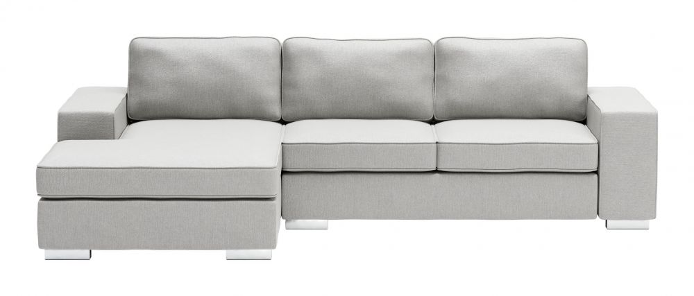 Brickell Reversible Sectional - Light Gray