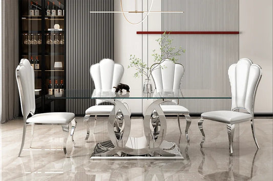 Colección de comedor Artisan Furniture RDT400S - Plata u oro