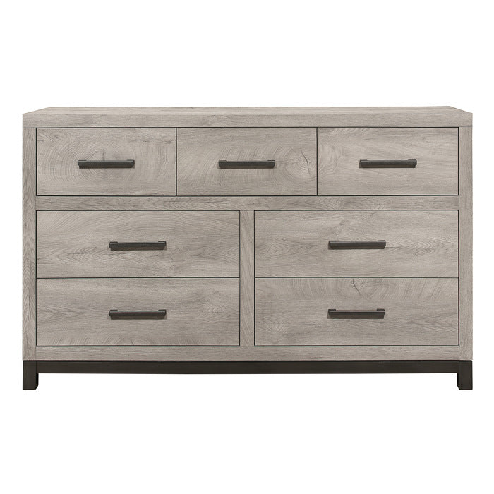 metallic gray dresser Estherville Modern Charcoal Grey 4 Drawer Tall Bedroom Dresser