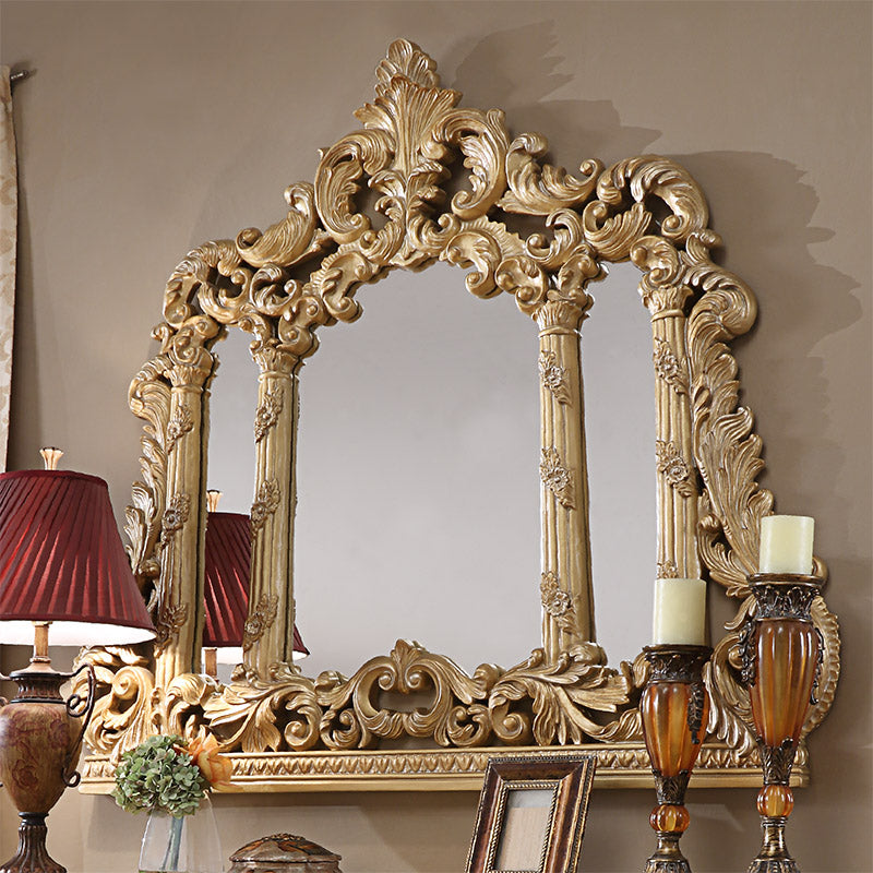 Hd-1801 Antique Gold Mirror