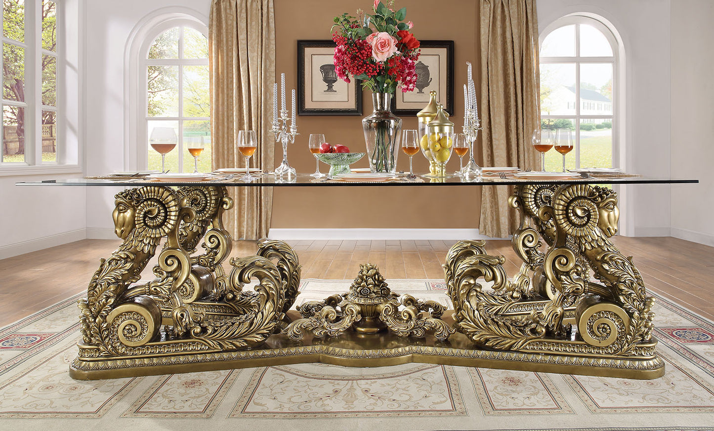 Hd-1802 Homey Design 9 Pc Dining Collection