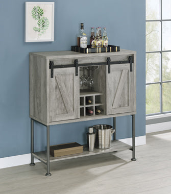 Claremont Rustic Bar Cabinet 183038