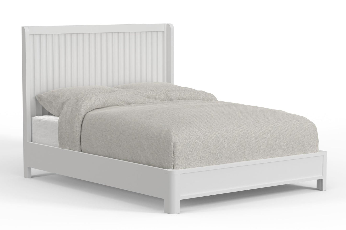 Stapleton White Full Panel Bed
