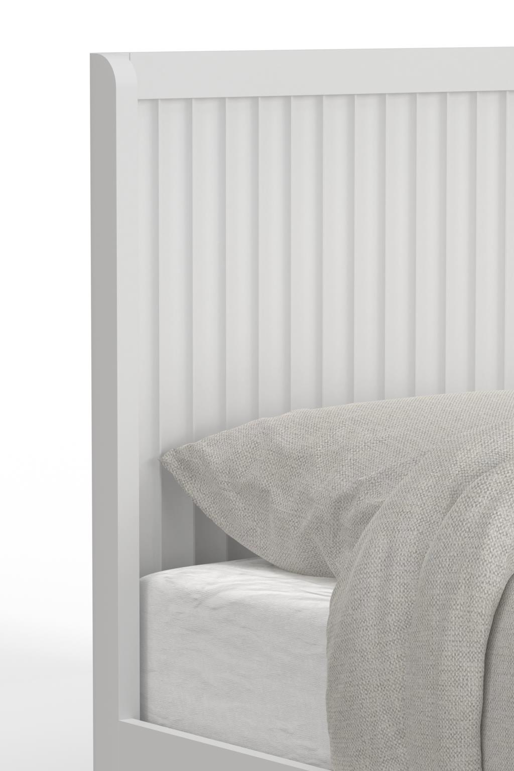 Stapleton White Panel Bedroom by Alpine Furniture
