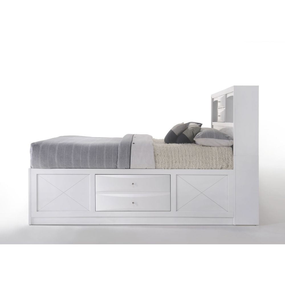 Acme Furniture Ireland 8 Drawer Storage Bed - 4 Color Options