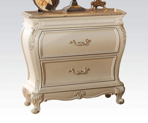Chantelle Granite Top Nightstand 23543