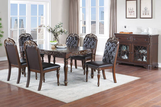 F2591 Cherry Dining Collection by Poundex