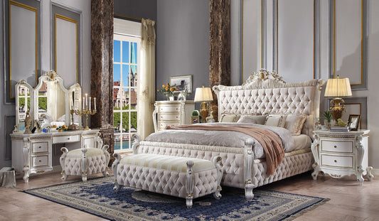 Acme - Picardy Bedroom Collection - Antique Pearl Finish