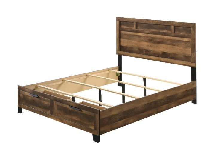 Juego de dormitorio Morales de 4 piezas con estribo de almacenamiento