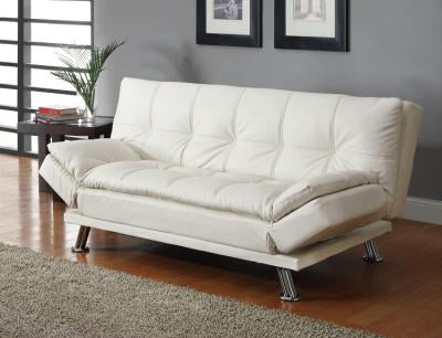 Dilleston Sofa Futon Collection - White