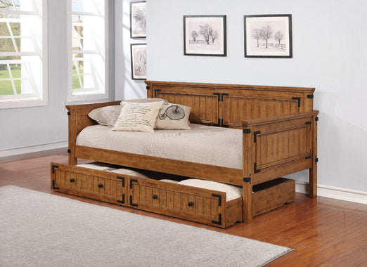 Brenner Twin Daybed w/Trundle - Rustic Honey