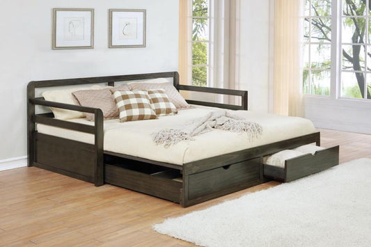 Sorrento 2-Drawer Twin Daybed w/Extension Trundle