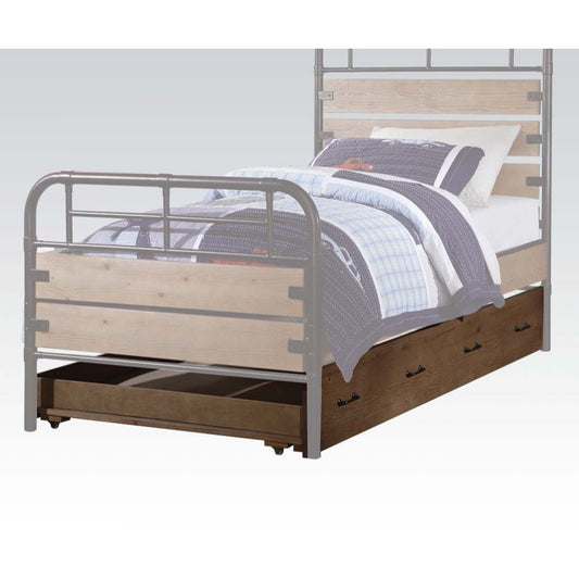 Colección de dormitorio doble de estilo industrial Adams - Trundle