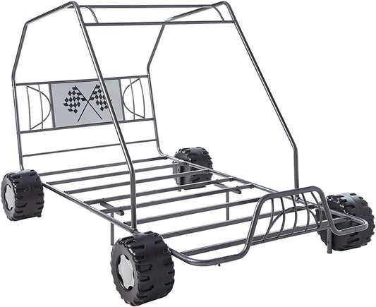 Xander Twin Go Cart Bed - Grey or Red Finish