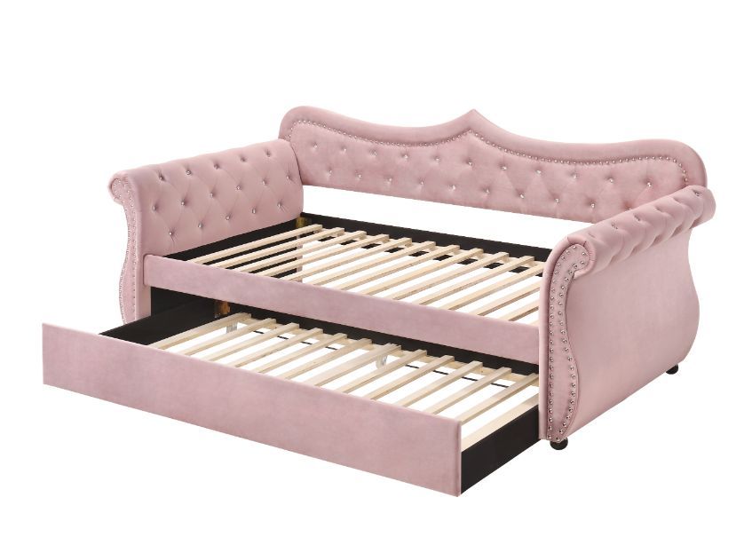 Adkins 39420 Button Tufted Daybed + Trundle