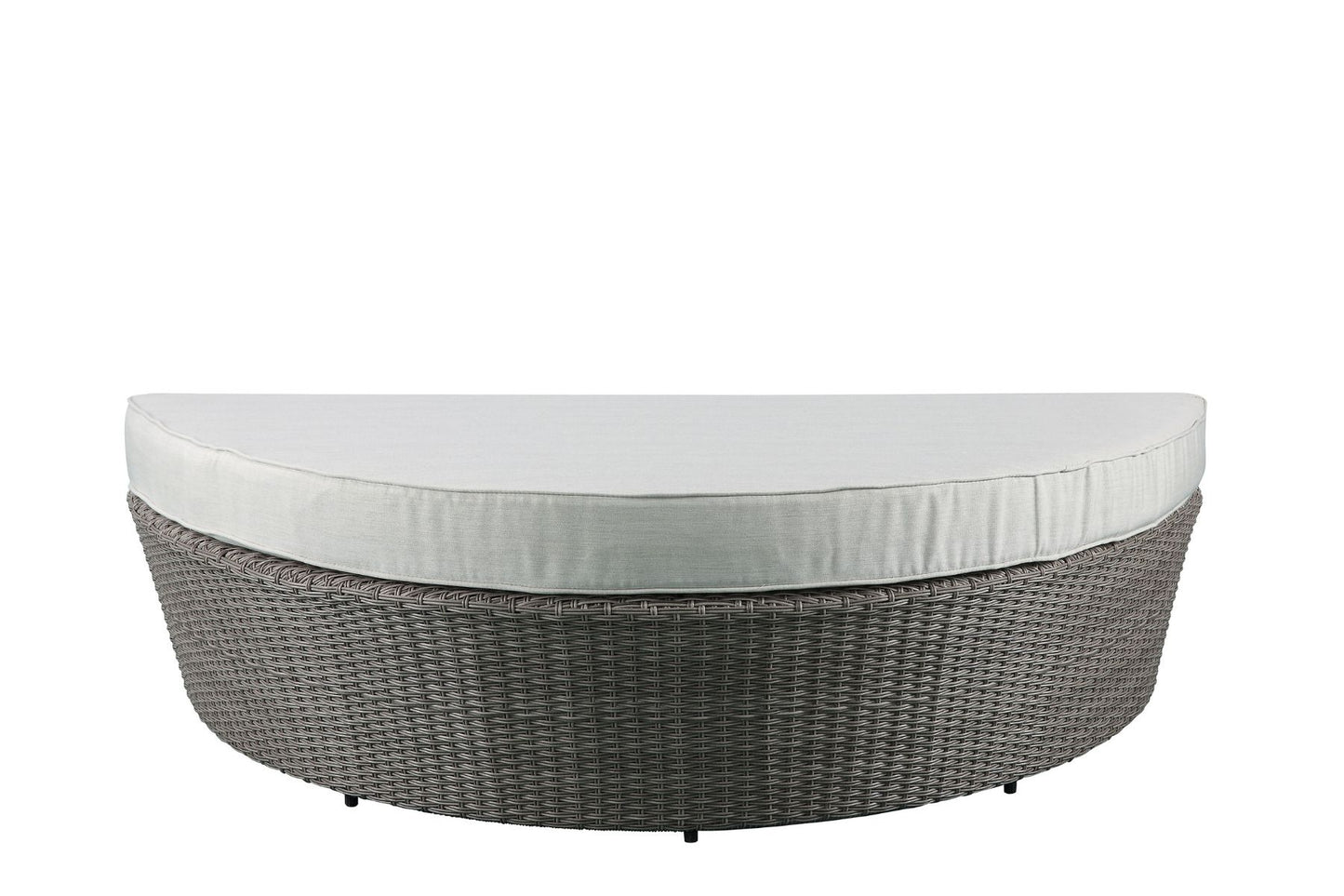 Glynn 45025 Patio Sofa & Ottoman by Acme - Gray Wicker