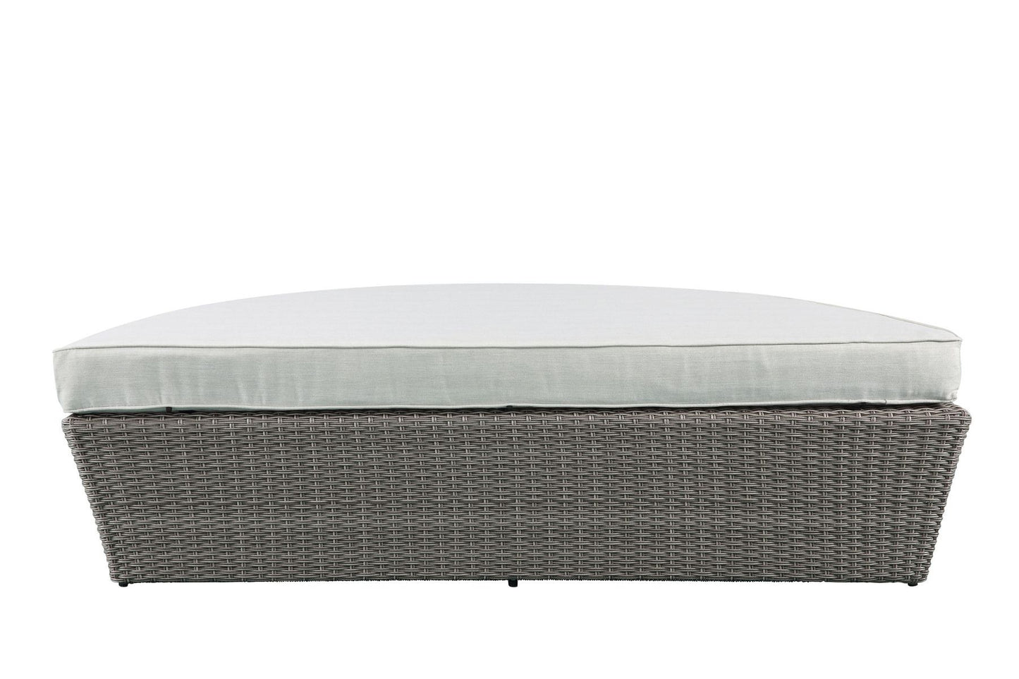Glynn 45025 Patio Sofa & Ottoman by Acme - Gray Wicker