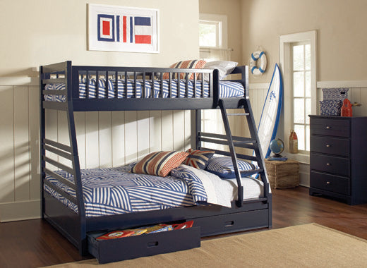Ashton Twin~Full Bunk Bed + Underbed Storage - 5 Finishes