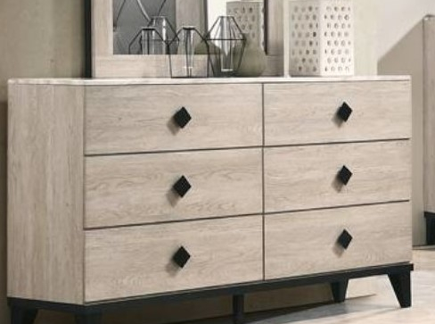 Georgia 4 Pc Bedroom Collection - Cream or Grey Finish