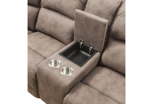 Olwen 54590 Acme Power Motion Seccional - Mocha Nubuck