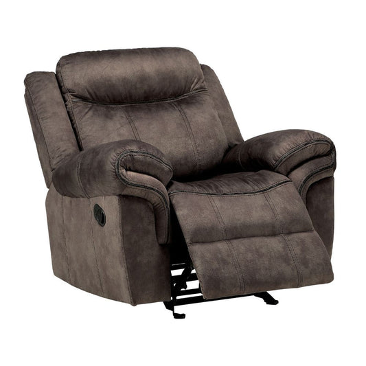 Zubaida 55022 Chocolate Glider Recliner