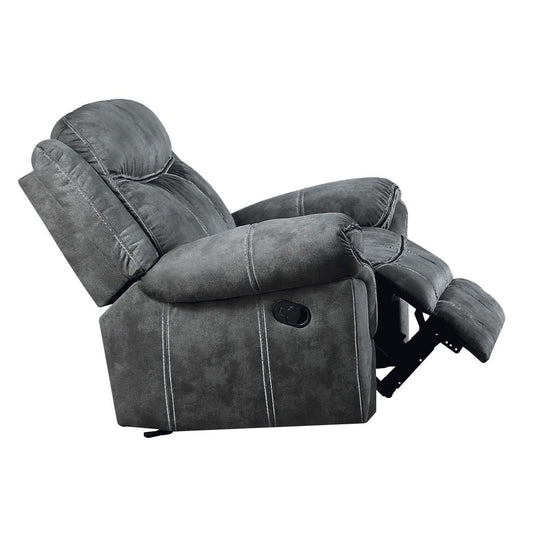 Zubaida 55027 Grey Glider Recliner