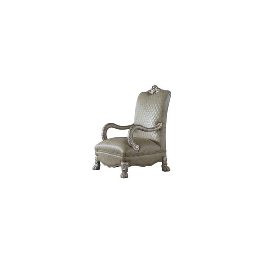 Dresden Accent Chair 58172 - Vintage Bone White
