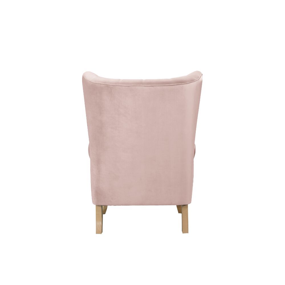 Silla decorativa Adonis 59516 - Rosa rubor